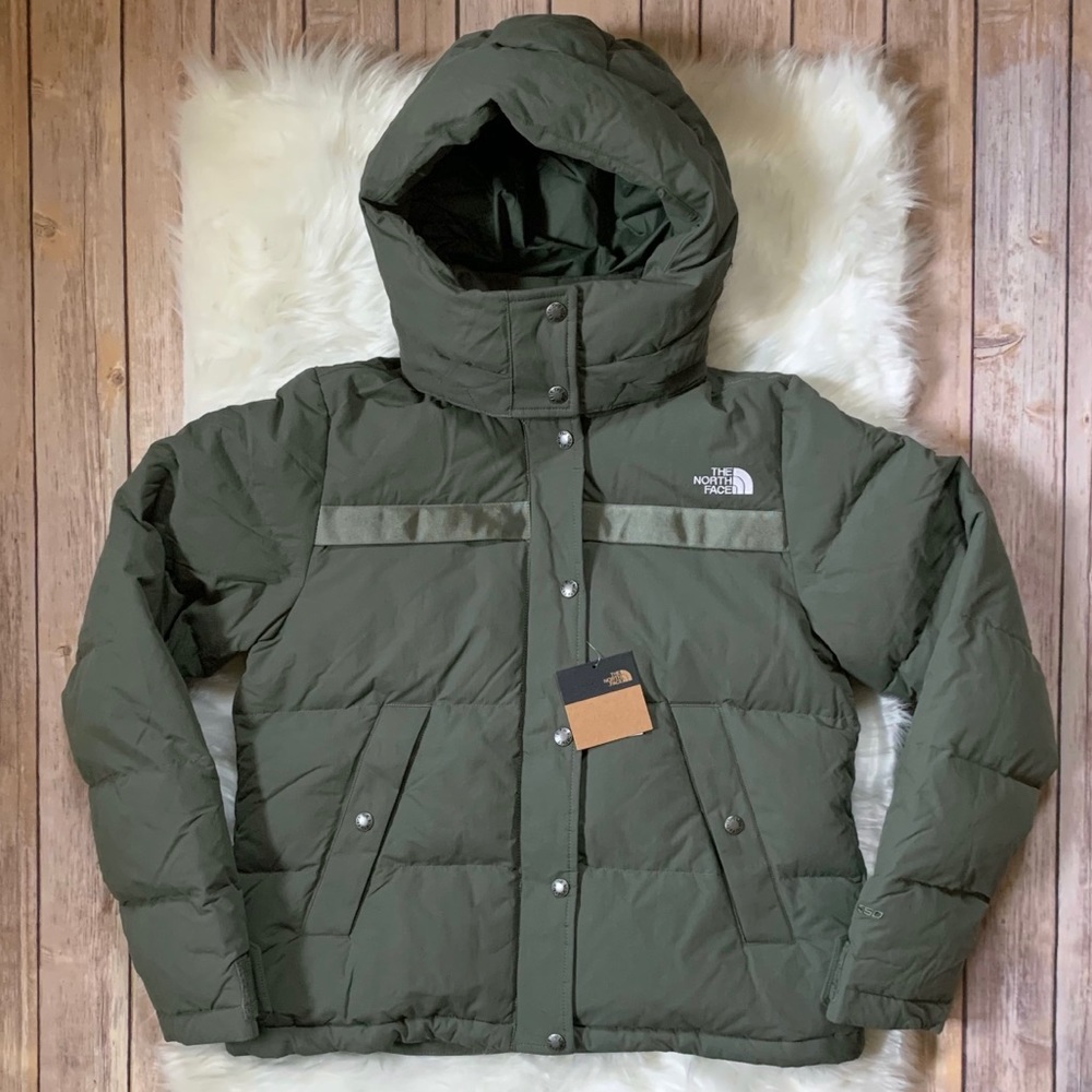 The North Face Forester Down Jacket In Thyme XL